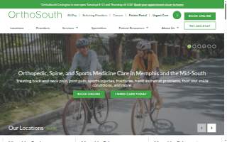 Ortho Sport & Spine Physicians website