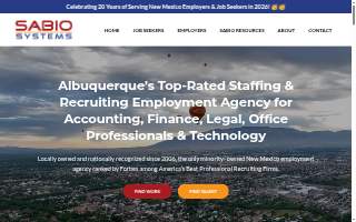 Sabio Systems - Employment Agency & Recruiters website