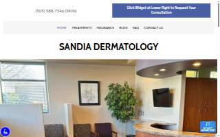 Sandia Dermatology website