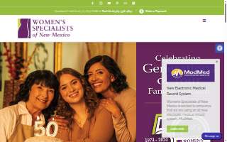 Women's Specialists of New Mexico (WSNM) website