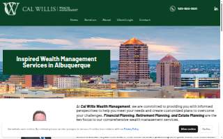 Cal Willis Wealth Management website