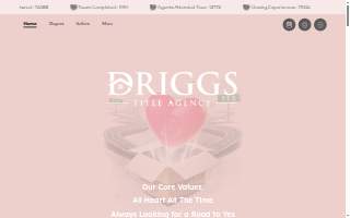Driggs Title Agency website
