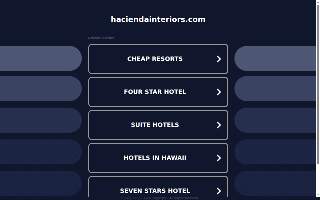 Hacienda Interiors website