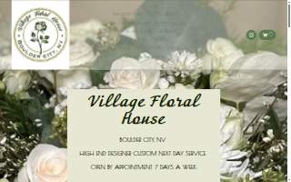 Village Floral House website