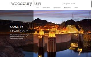 Woodbury Law website