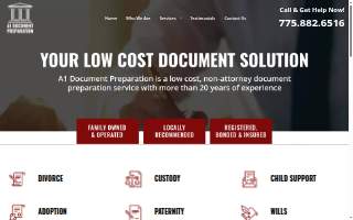 A1 Document Preparation website
