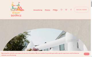 Bash and Bounce-Reno/Tahoe Modern Bounce Houses website