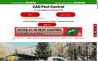 CAD Pest Control website