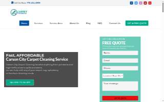 Carpet Cleaning NV website