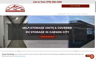 Carson City Storage website