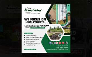 Green Valley Septic Services of Carson City website