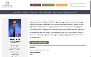 Hall Brian a MD website