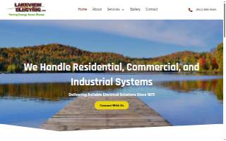 Lakeview Electric website