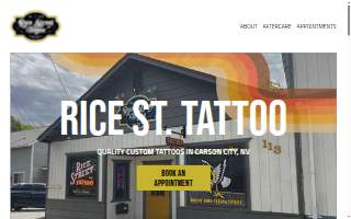 Rice Street Tattoo website