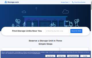 Storage of Carson City website