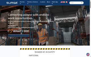SURGE Staffing of Carson City website