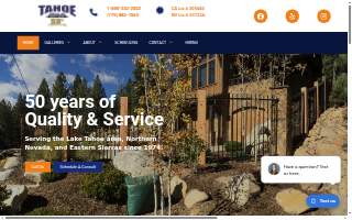 Tahoe Fence Company Inc website
