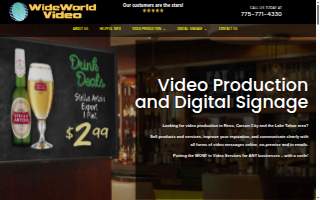 WideWorld Video website