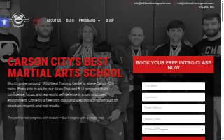 Wild West Training Center website