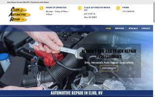 Clack Automotive Repair website
