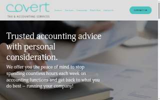 Covert Tax Services, Inc. website