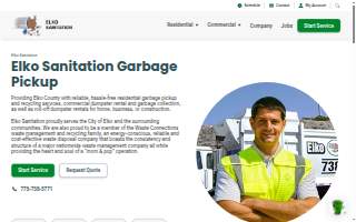 Elko Sanitation website