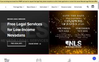 Nevada Legal Services website