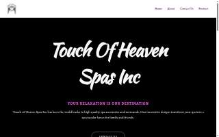 Touch of Heaven Spas website