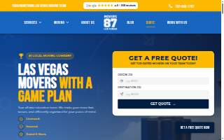 87 Movers Las Vegas website