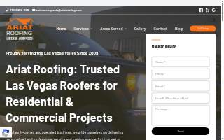 Ariat Roofing, Inc. of Enterprise website