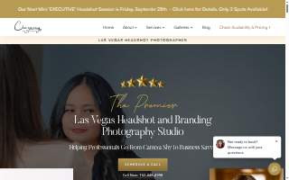 Chezaray Photography website
