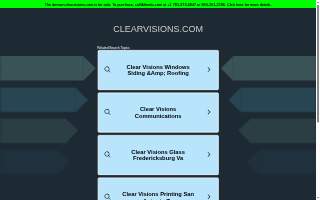 ClearVision Eye Centers - Boulder website
