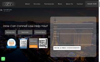 Connell Law website