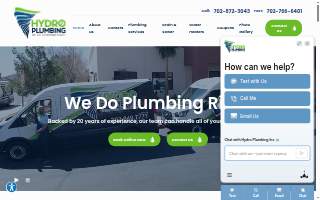 Hydro Plumbing Inc of Enterprise website