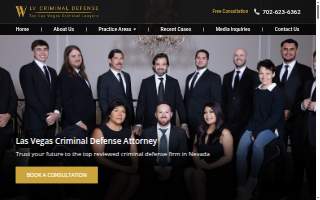 LV Criminal Defense of Enterprise website