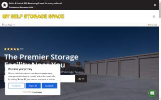 My Self Storage Space website