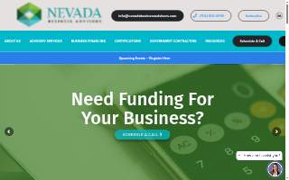 Nevada Business Advisors of Enterprise website