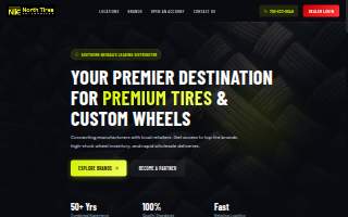 North Tires Enterprises website