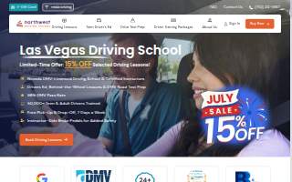 Northwest Driving School of Enterprise website