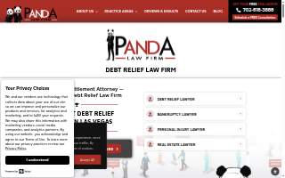 PandA Law Firm website
