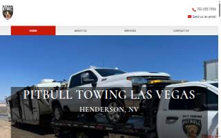 Pitbull Towing las vegas website