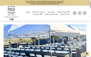 Posh Express Rentals website