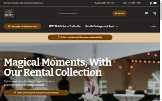 Premier Party Rentals website