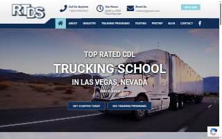 RTDS Trucking School website