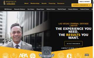 Spartacus Law Firm website