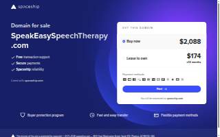 Speakeasy Therapy Services, LLC website