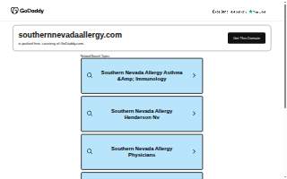 Southern Nevada Allergy of Enterprise website