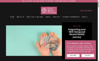 Vital Minds Therapy website