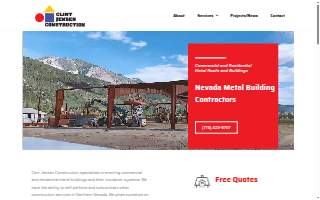 Clint Jensen Construction website