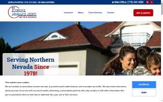 Hendrix Insurance Agency website
